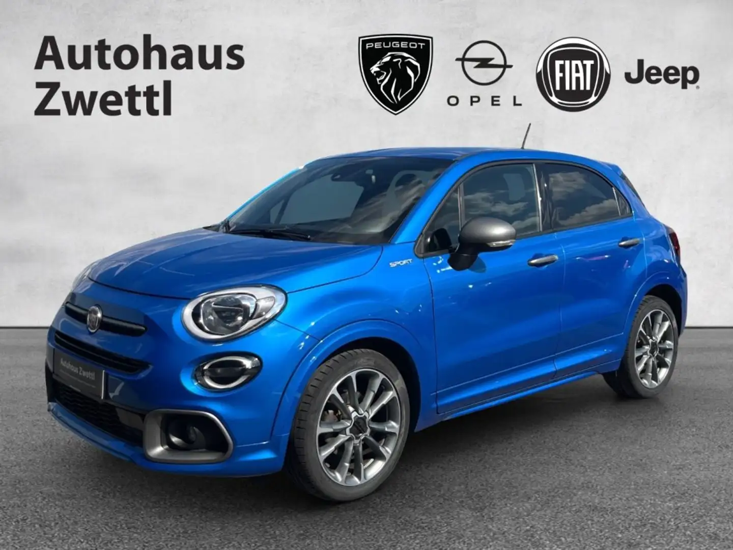 Fiat 500X Turbo 120 Sport Modrá - 1