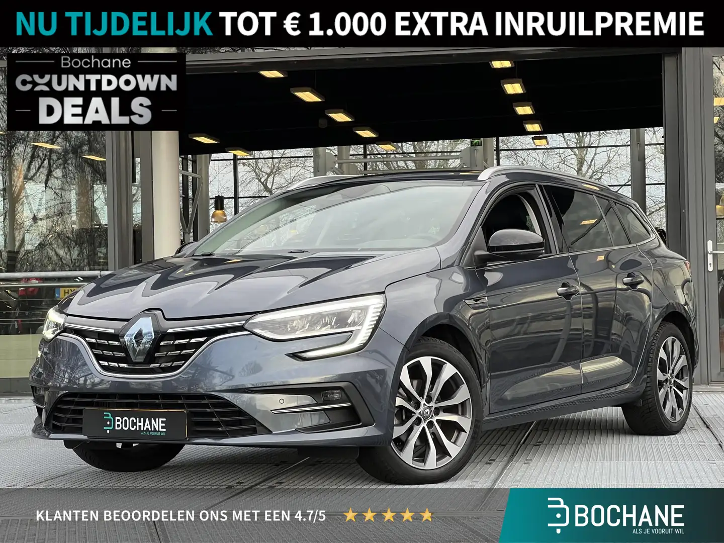 Renault Megane Estate 1.3 TCe 140 Techno | Trekhaak | Navigatie | Gris - 1