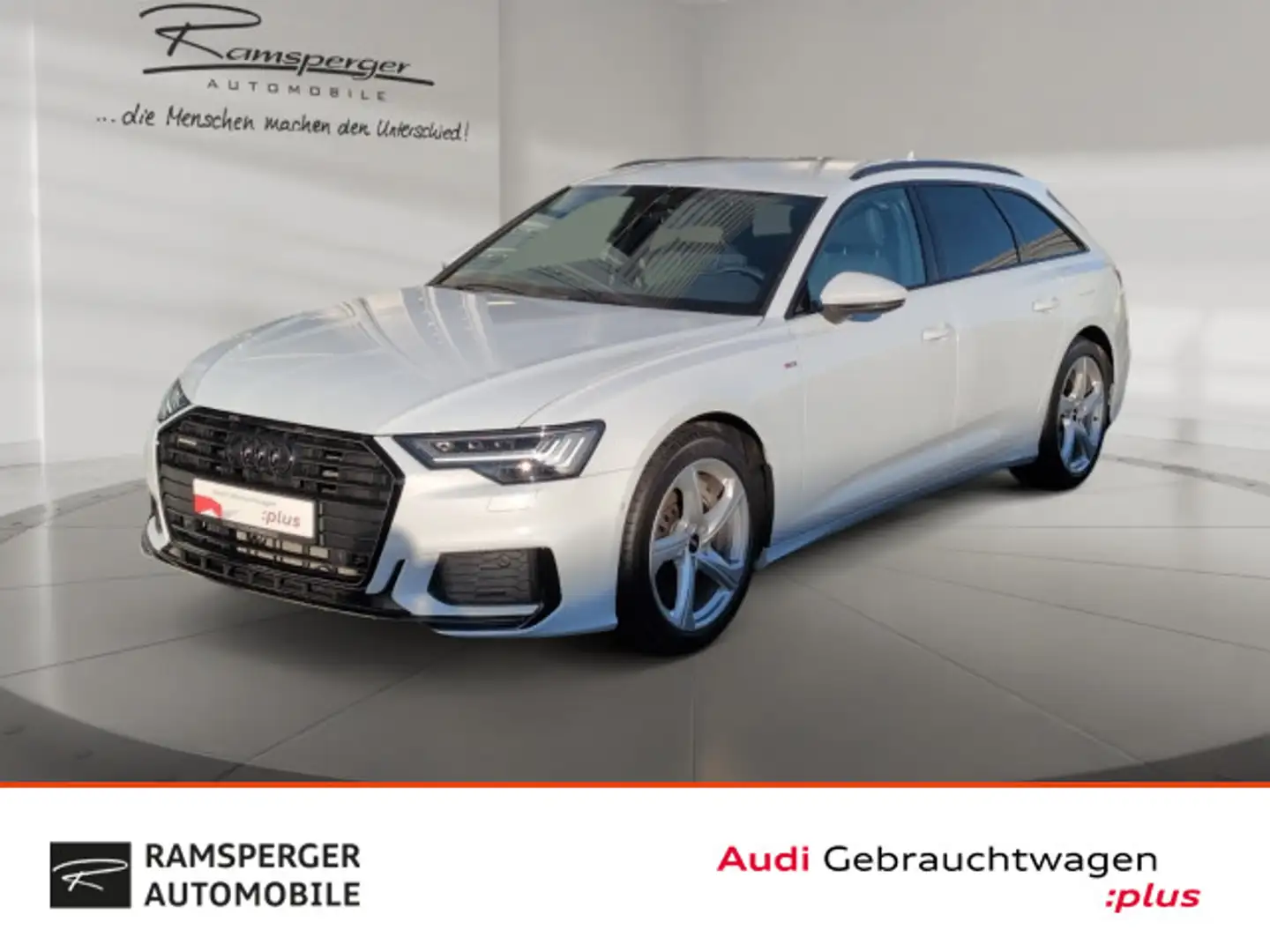 Audi A6 sport 50 TFSI e quat.S line Matrix AHK Grau - 1