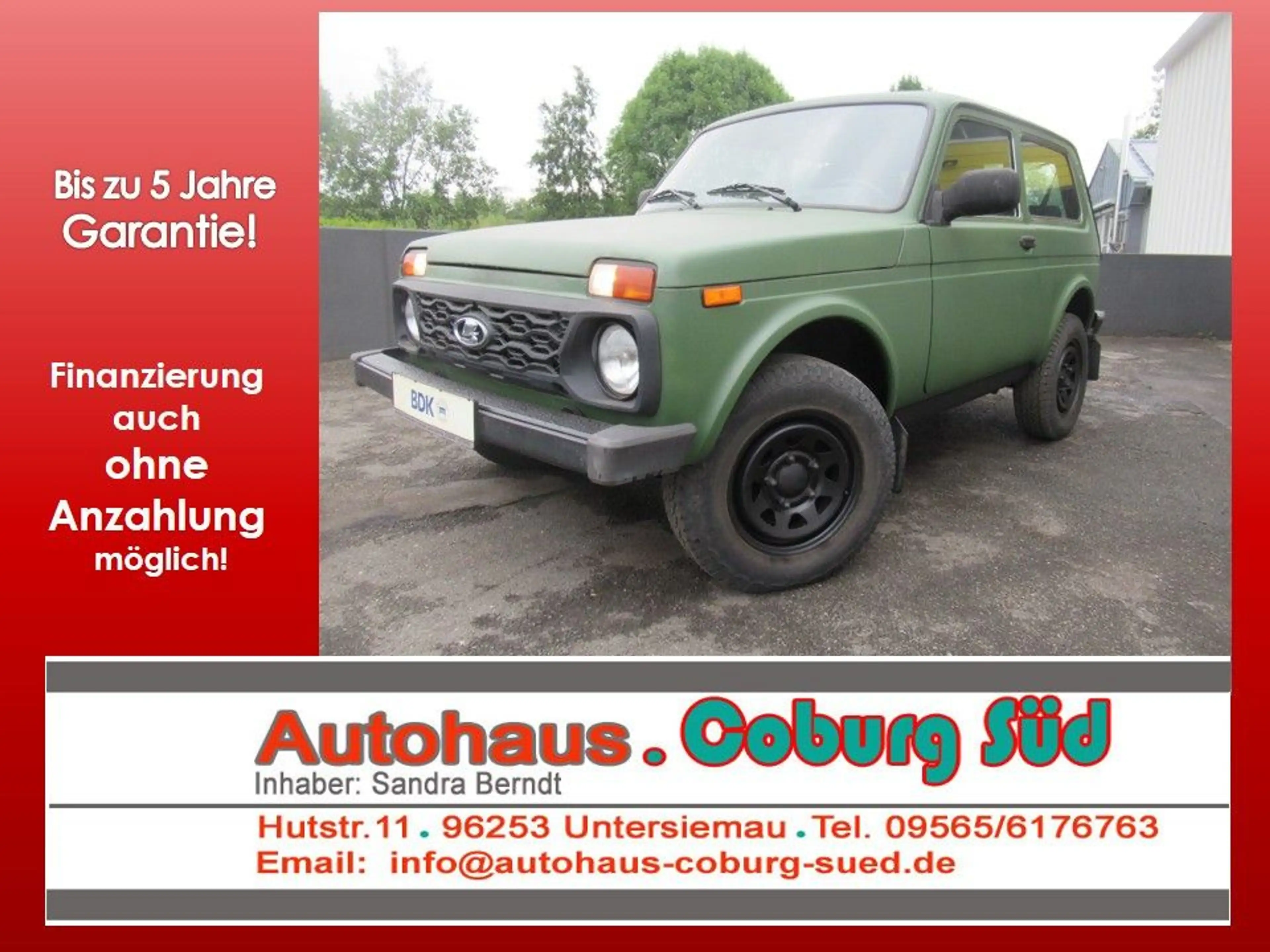 Lada Niva 4x4 RAPTOR AHK RADIO DOTZ v VERTRAGSHÄNDLER