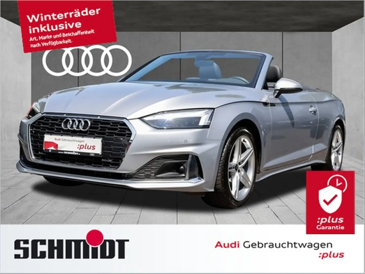Audi A5 Cabrio 35 TDI Advanced LM18 Matrix LED AHK ACC ... Silber - 1