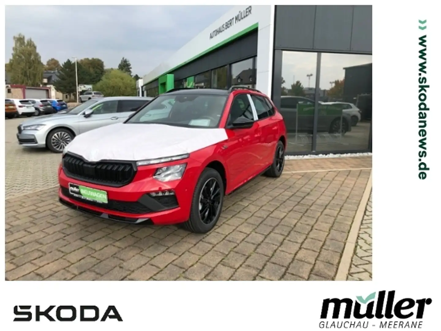 Skoda Kamiq Monte Carlo AHZV Kamera SmartLink Rot - 1
