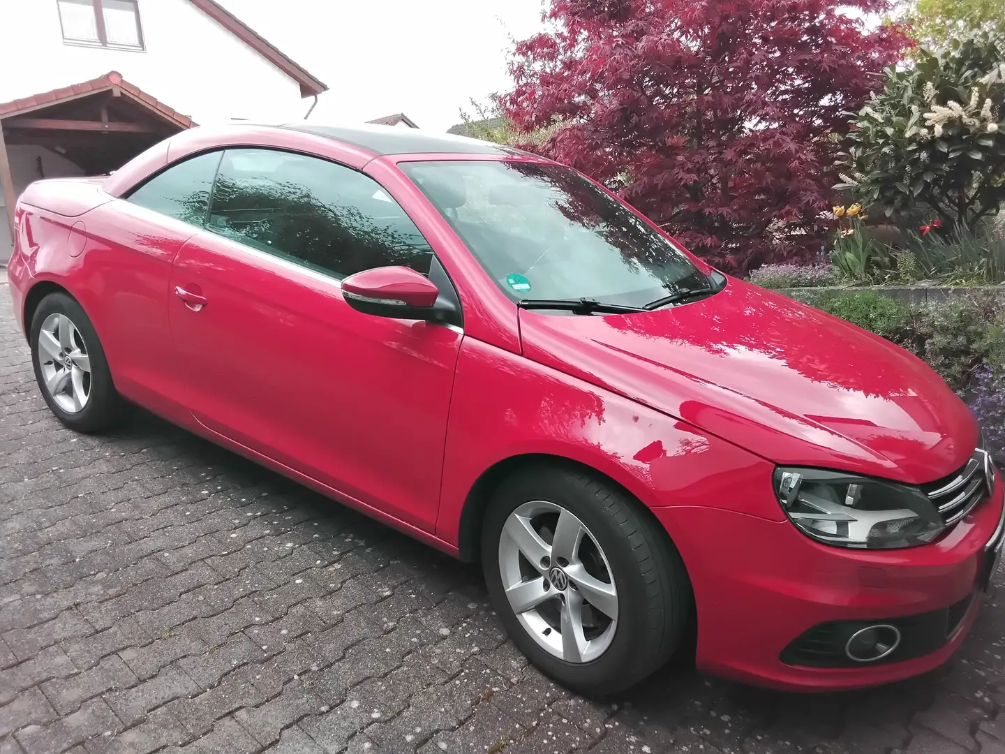 Volkswagen Eos 2.0 TDI DPF BlueMotion Technology Rot - 2