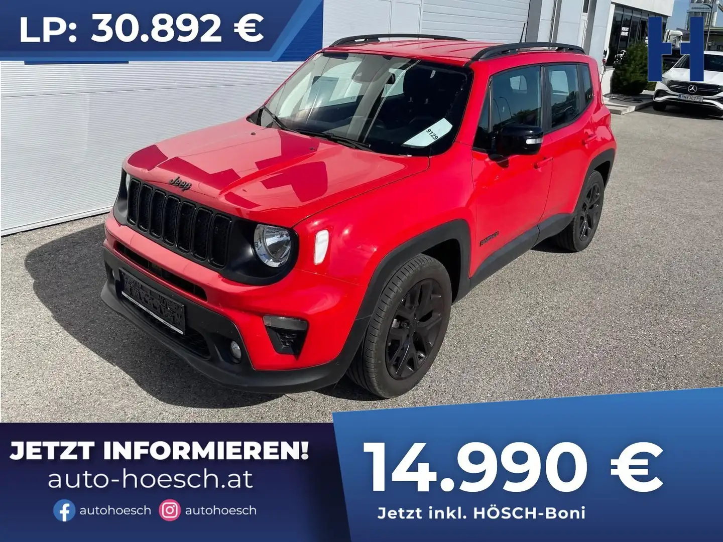 Jeep Renegade T3 Night Eagle 8-fach MEGAPREIS ++ Rot - 1