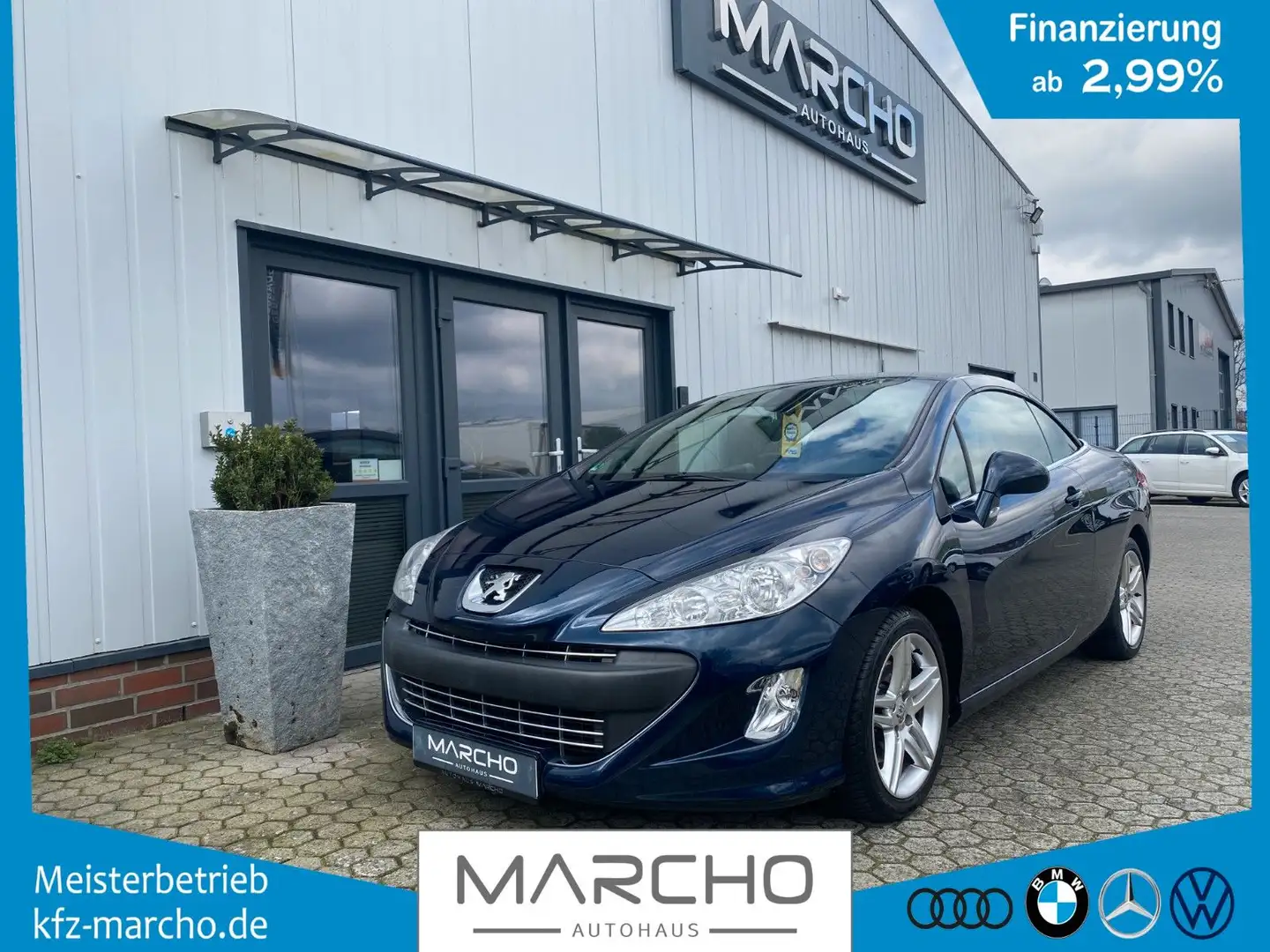 Peugeot 308 CC Cabrio-Coupe Premium*Leder*HU Neu* Bleu - 1