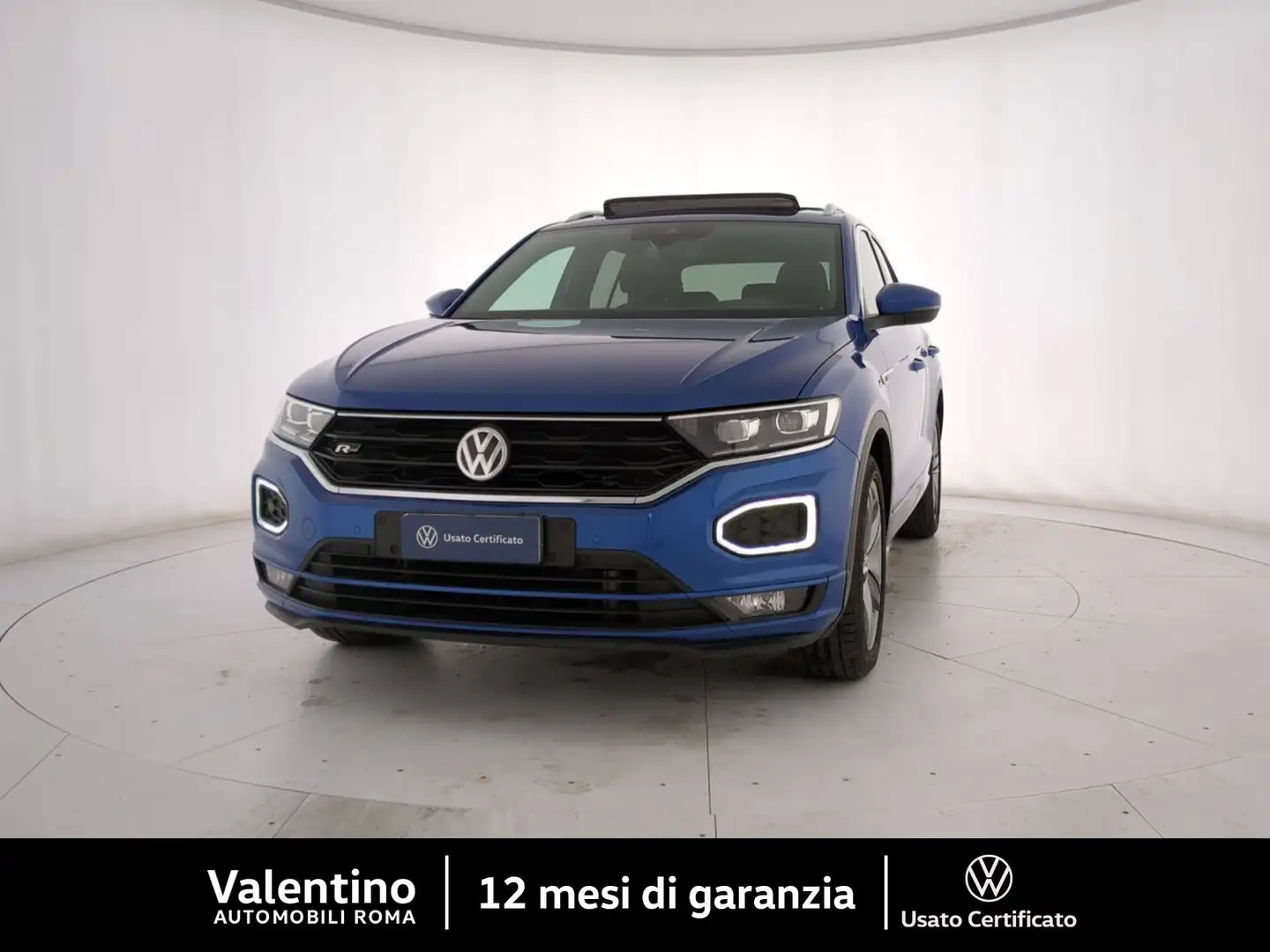 Volkswagen T-Roc 1.5 TSI ACT R-LINE DSG BlueMotion Technology Blauw - 1
