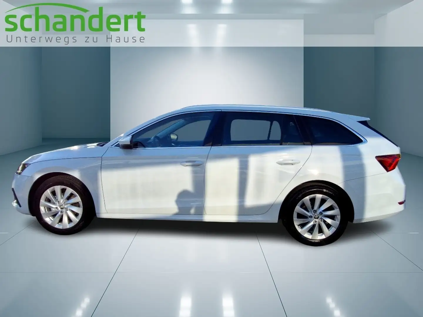 Skoda Octavia Combi 1.5 TSI Style DSG LED Navi AHK Klimaautoma Weiß - 2