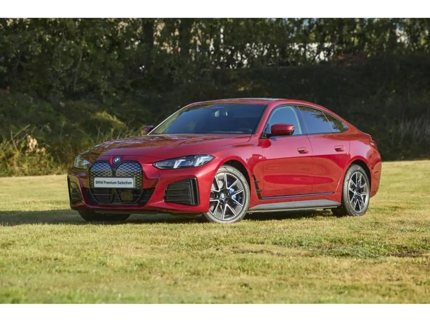 BMW i4 i4 eDrive40 Gran Coupé Rood - 1