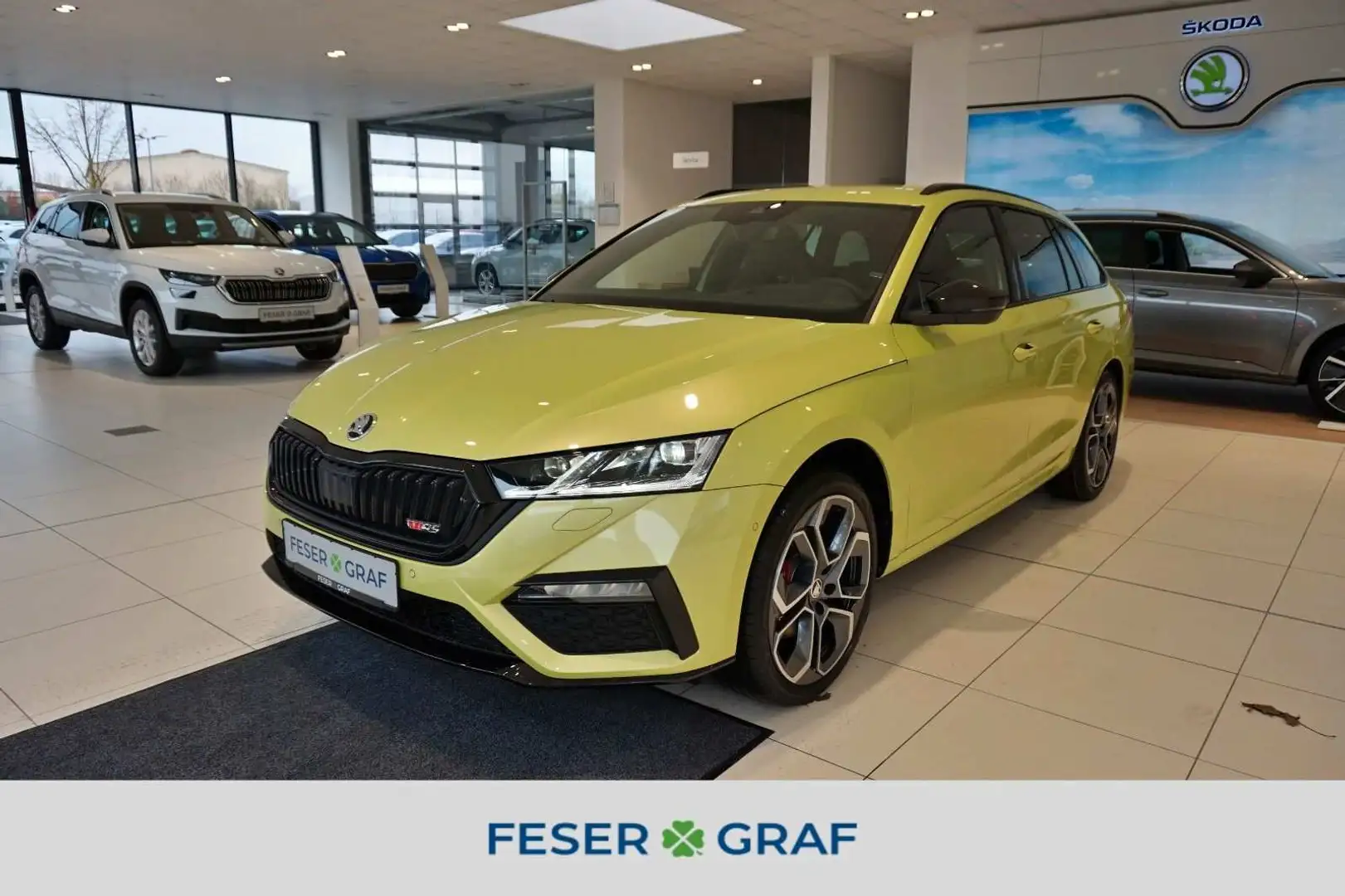 Skoda Octavia Combi RS Final Edition 2.0 TDI DSG Grün - 1