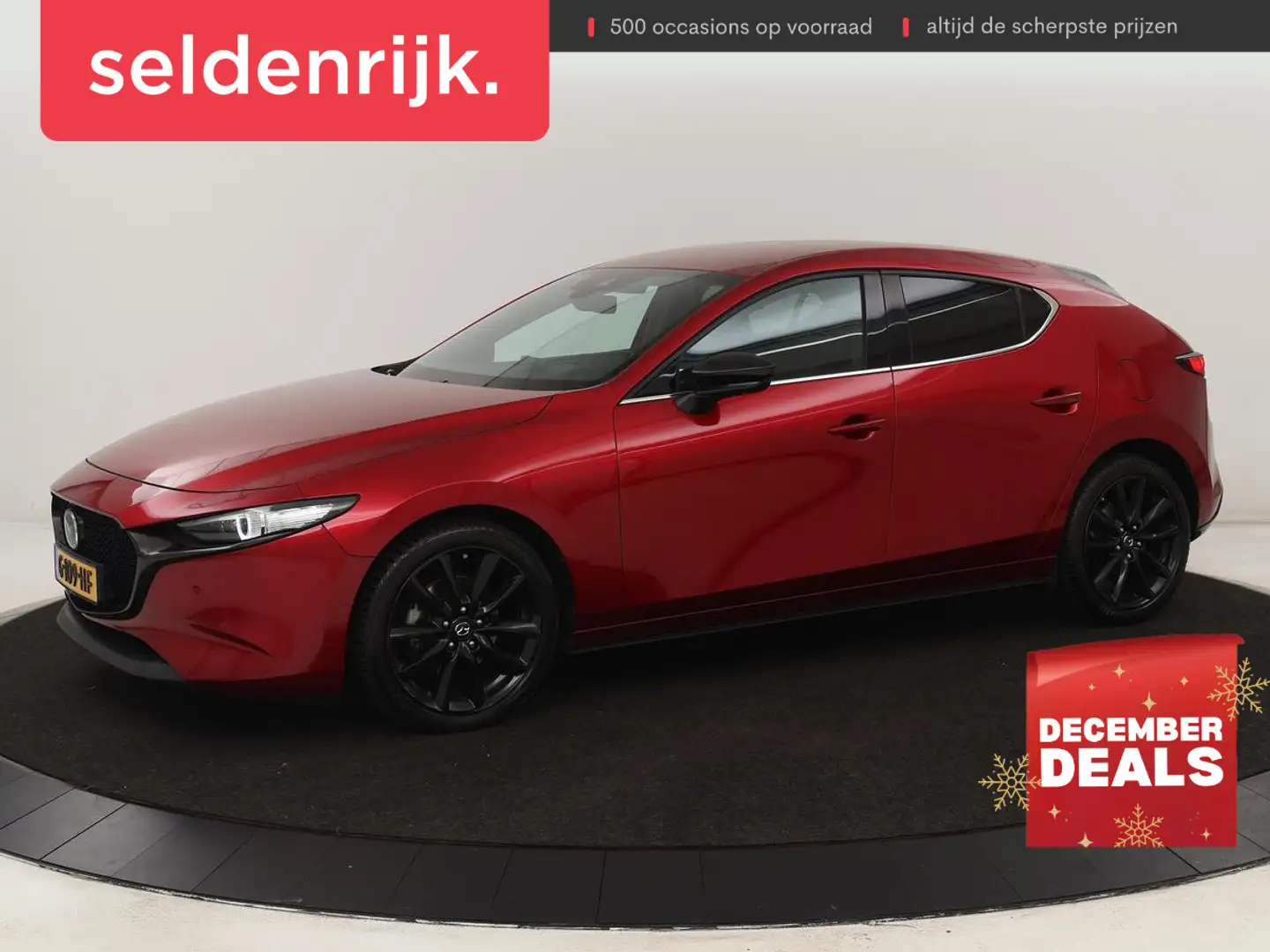 Mazda 3 2.0 SA-X Luxury | Camera | Bluetooth | Trekhaak | Rood - 1