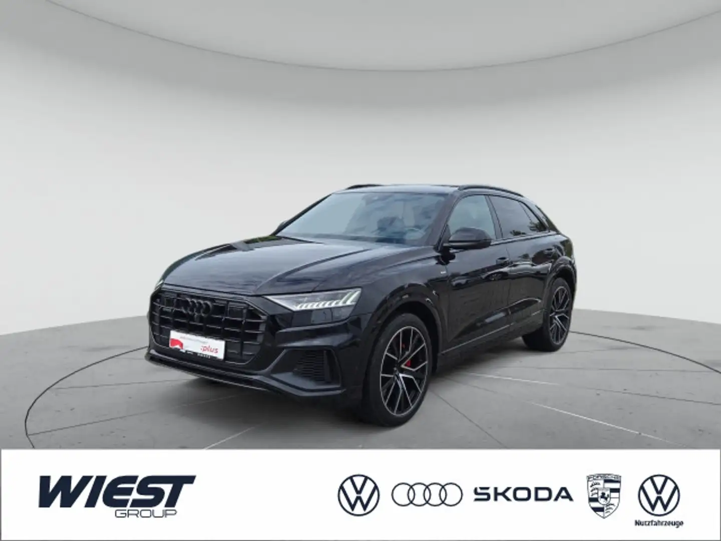 Audi Q8 55 TFSI e S line/MATRIX/PANO360°KAM//LUFT/HUD Schwarz - 1