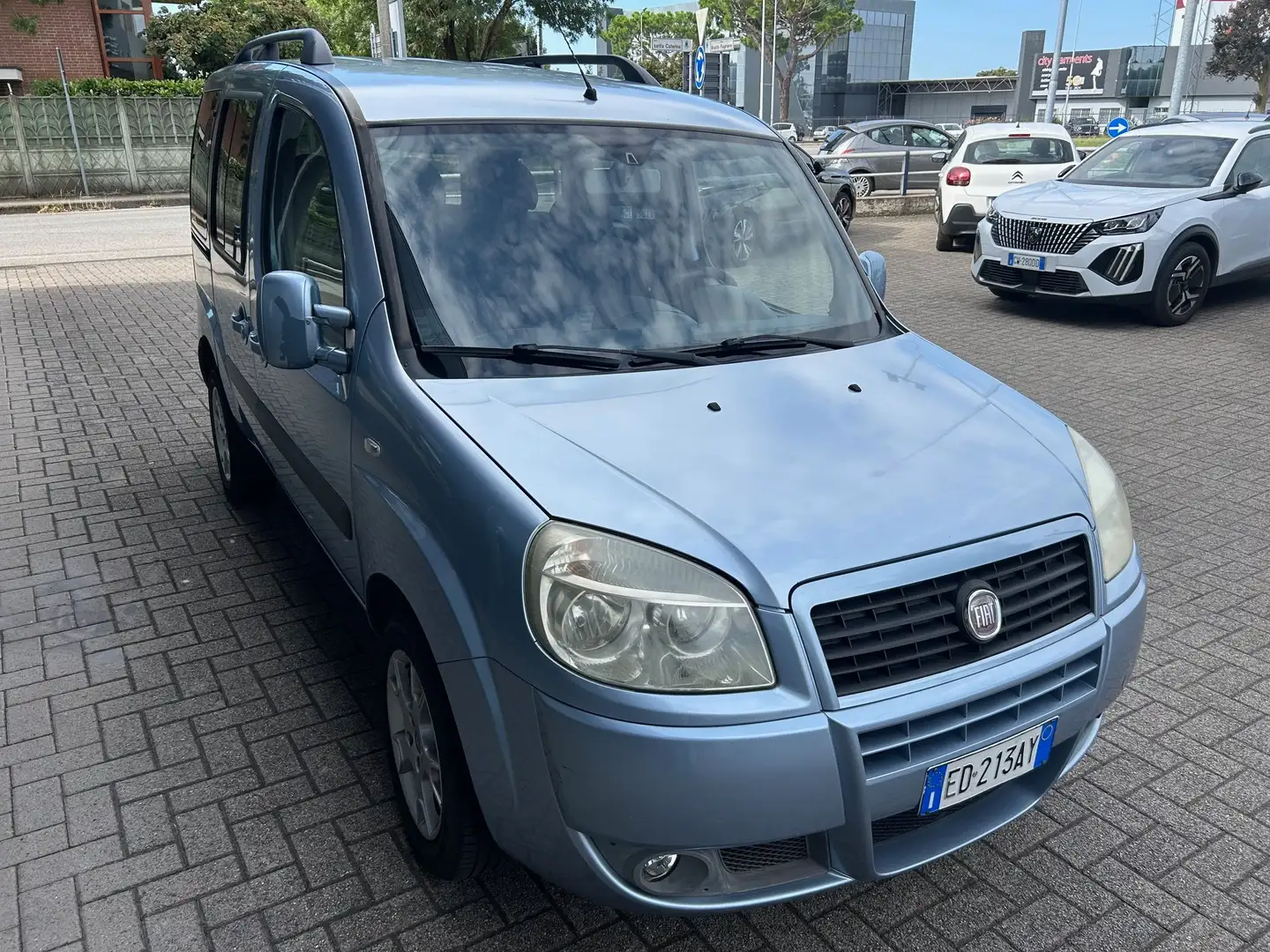 Fiat Doblo Doblo I 2005 1.3 mjt 16v Family fap Azul - 1