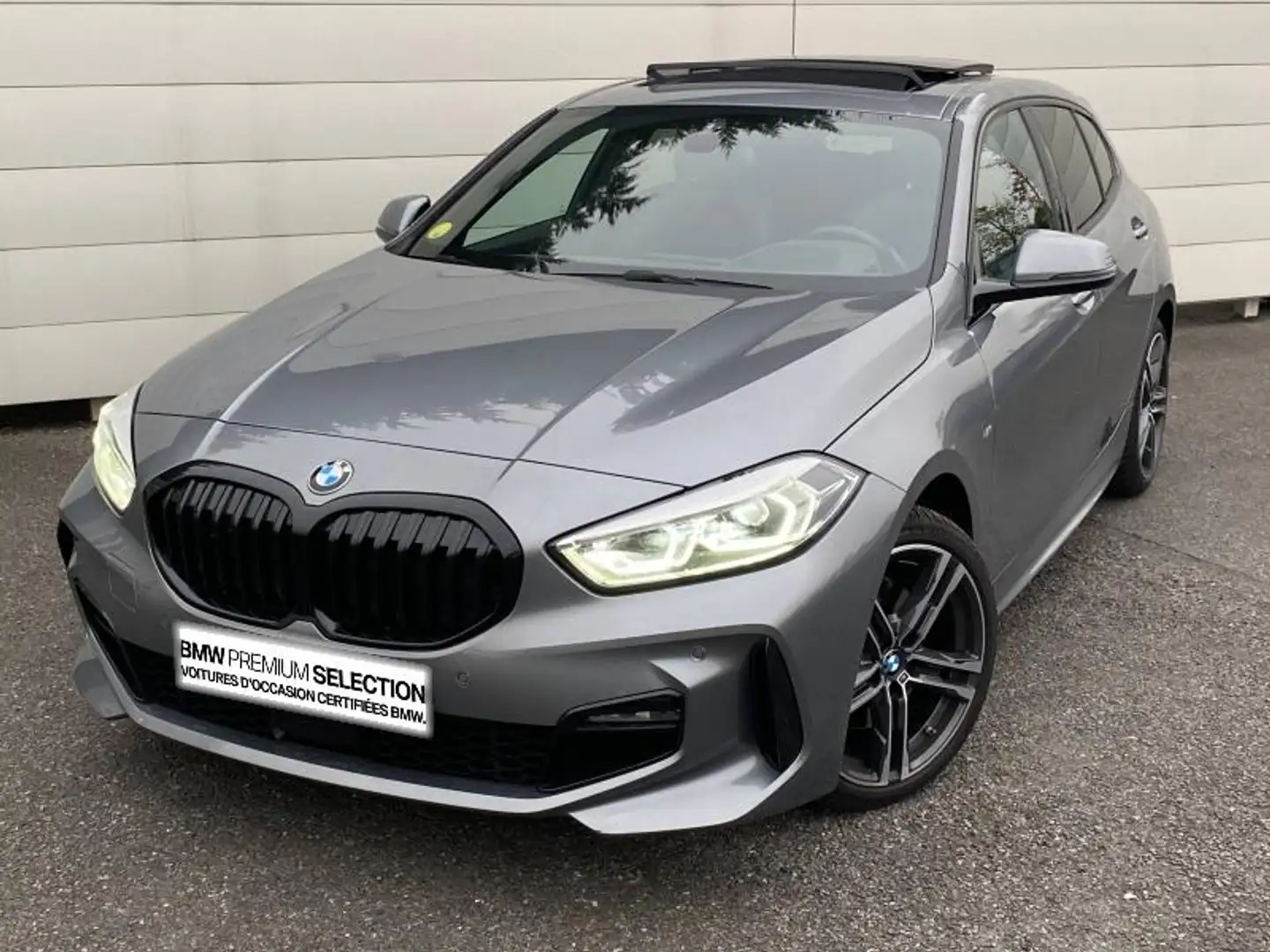 BMW 118 118dA 150ch M Sport 8cv Gris - 1