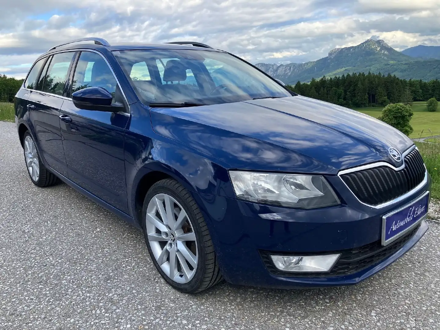 Skoda Octavia Elegance 4x4, Aut., Navi, PDC, Sitzheizung, Alu Blau - 2