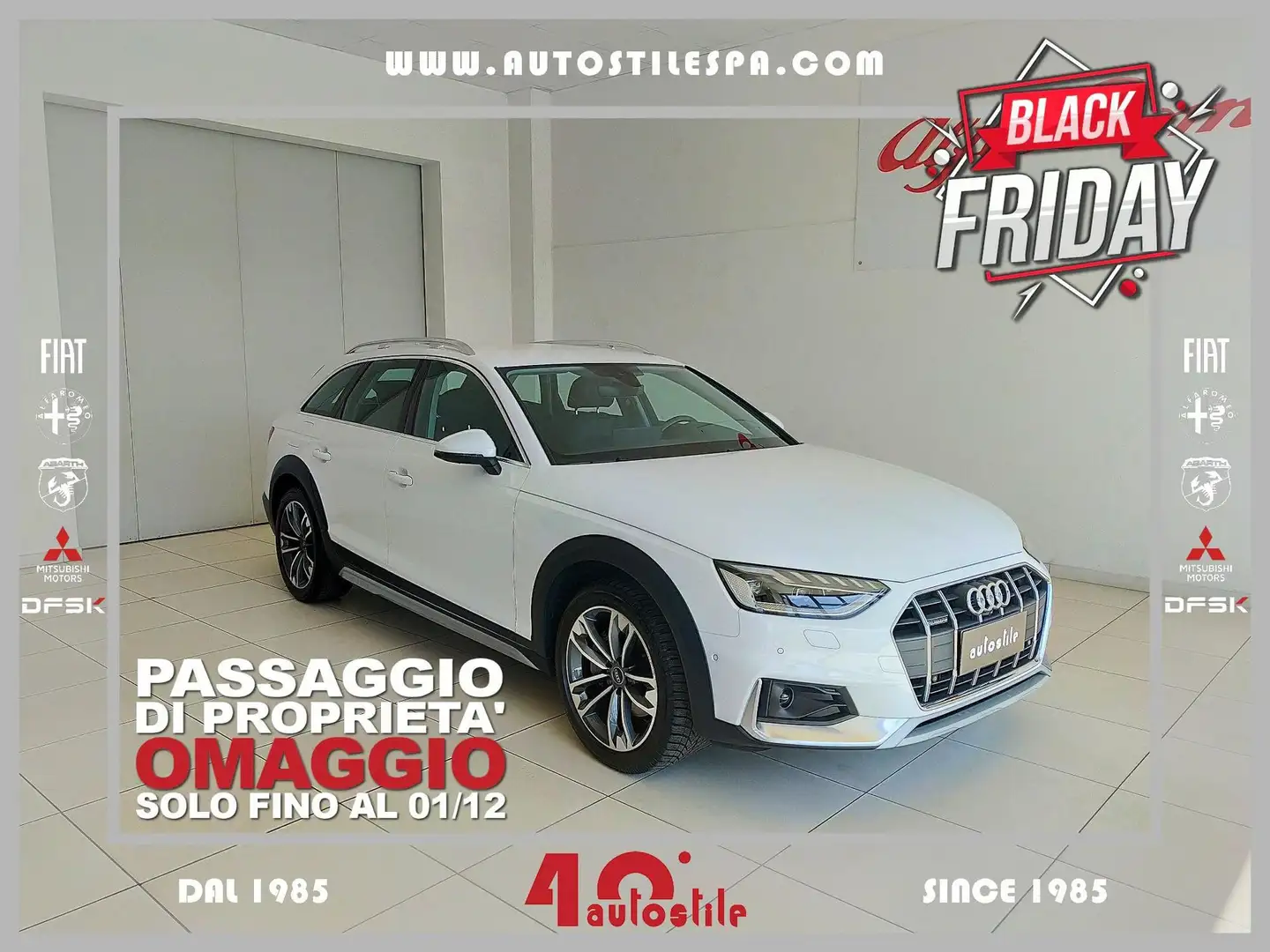 Audi A4 allroad 40 TDI 204 CV S tronic Identity Contrast Blanc - 1