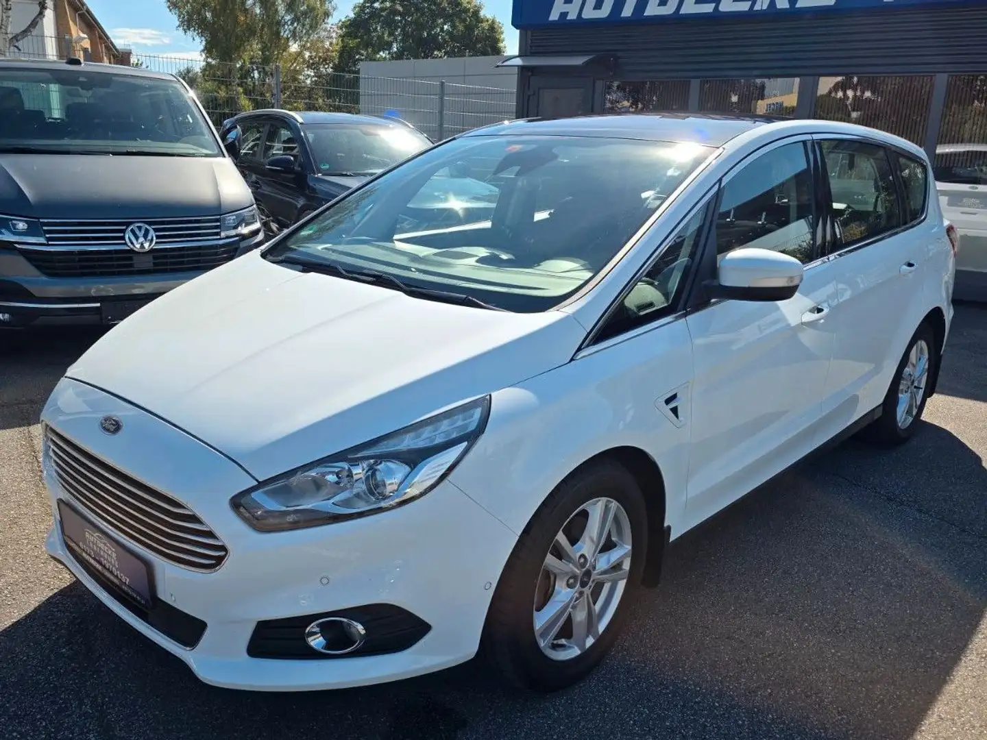 Ford S-Max S-MAX Titanium 1.Hand Blanc - 1