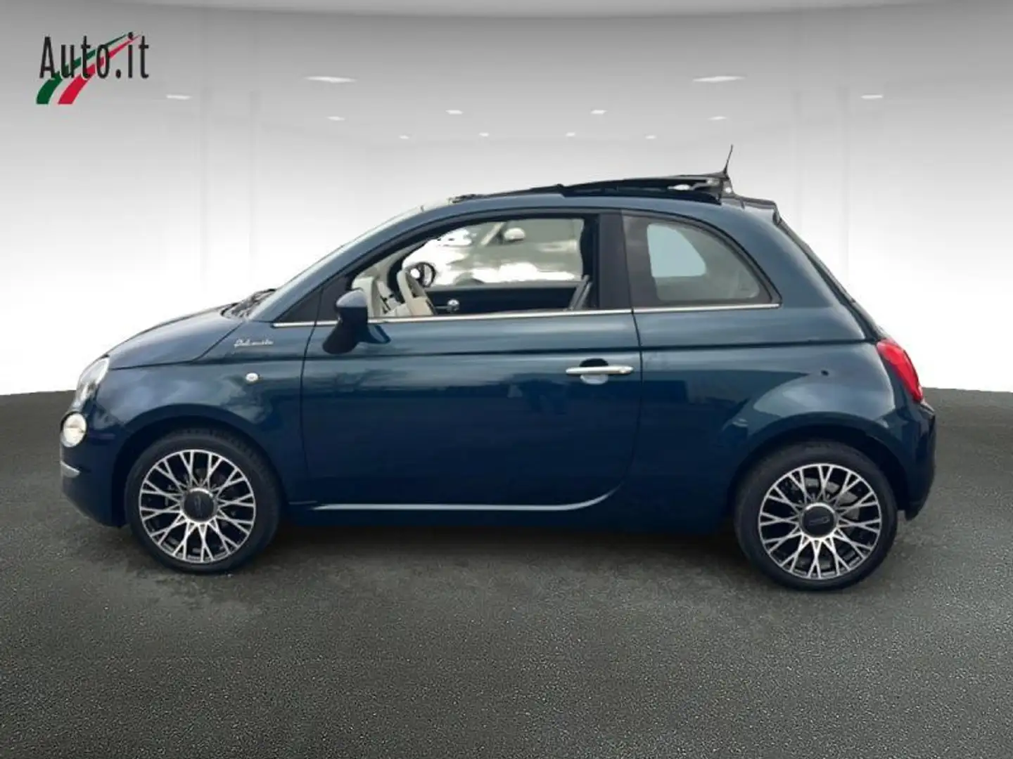 Fiat 500 Dolcévita & Toit ouvrant Bleu - 2