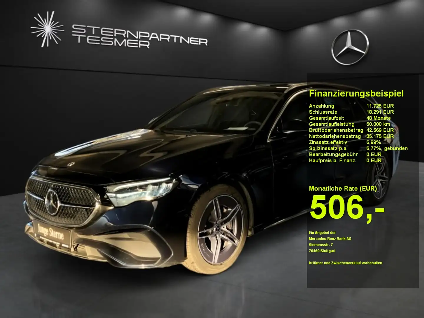 Mercedes-Benz E 220 d T AMG+MBUX+LED+DISTR+AMBIENTE+360°+AHK Blau - 1
