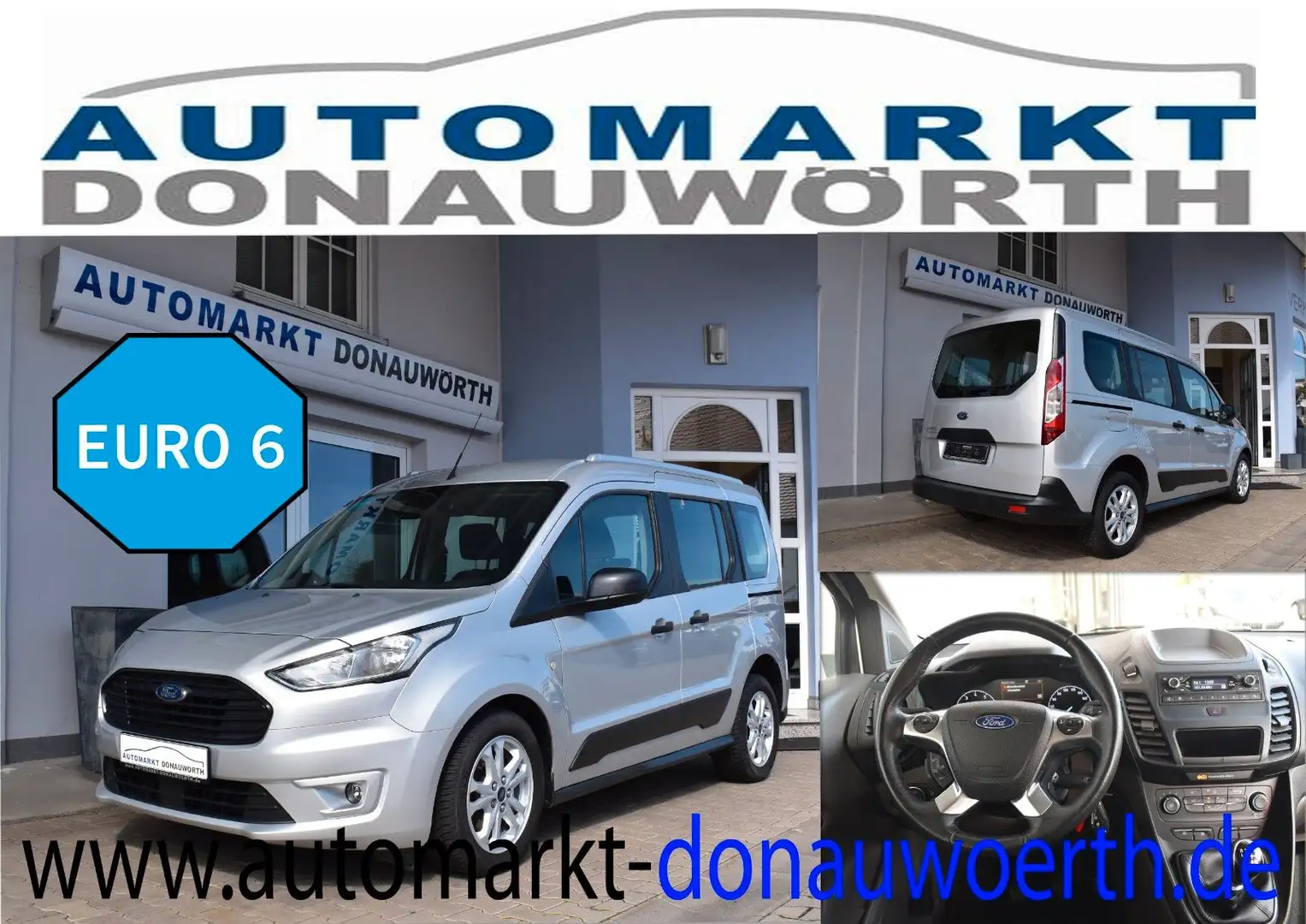 Ford Tourneo Connect 1.0 EcoBoost Start-Stop Trend Zilver - 1