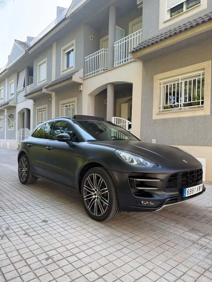 Porsche Macan Turbo Aut. Negro - 1