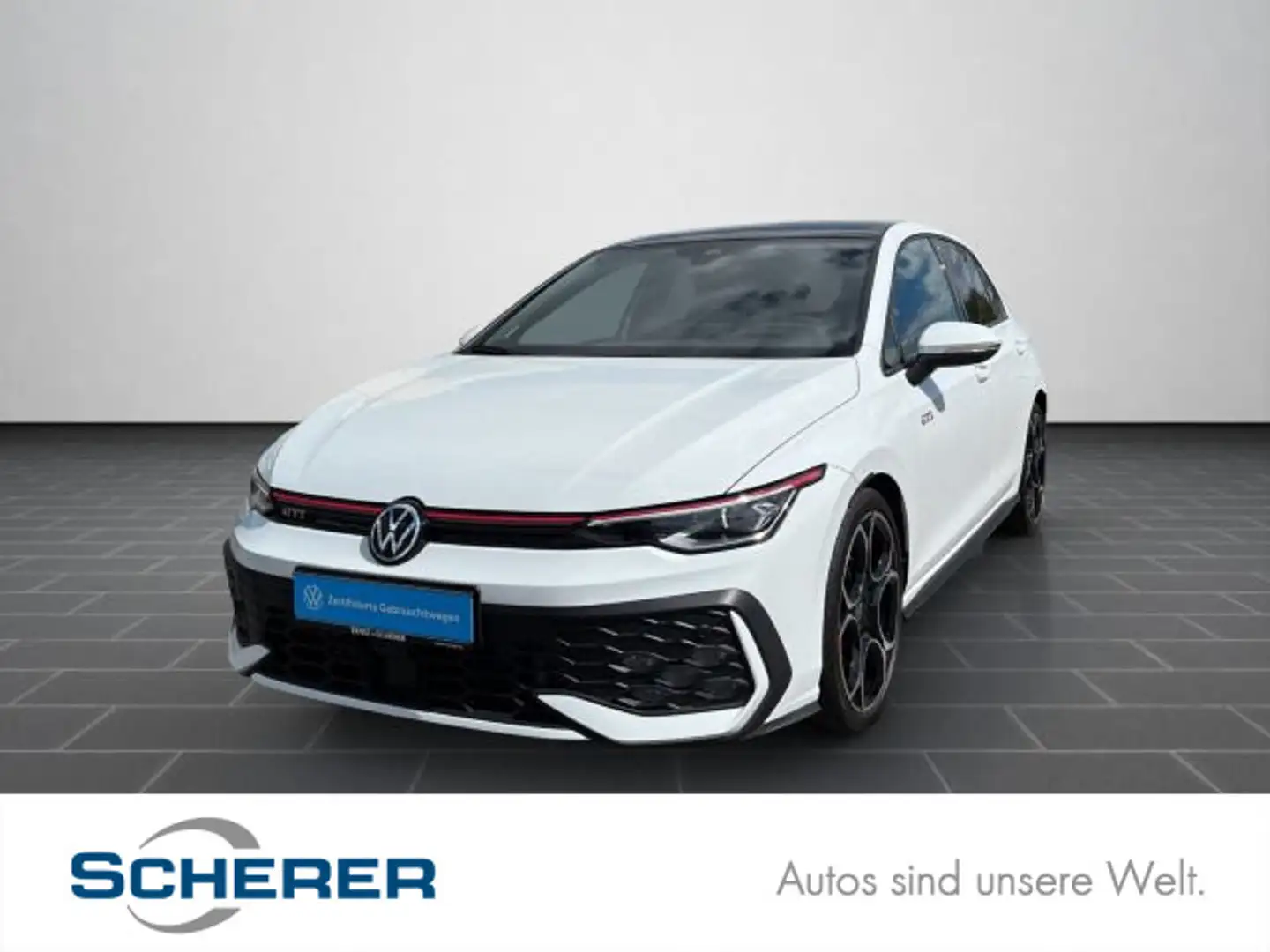 Volkswagen Golf GTI Golf 2.0 TSI DSG GTI HuD+Pano+ACC+DCC+360°+19"+A Weiß - 1