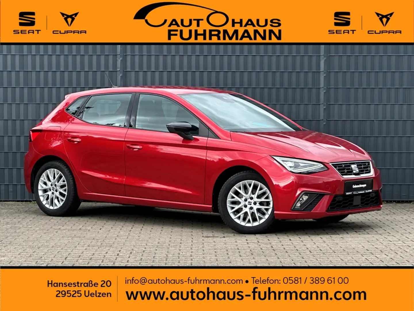 SEAT Ibiza FR 1.5 TSI DSG ALLWETTER/LED/NAV/SHZ/RFK Rouge - 1