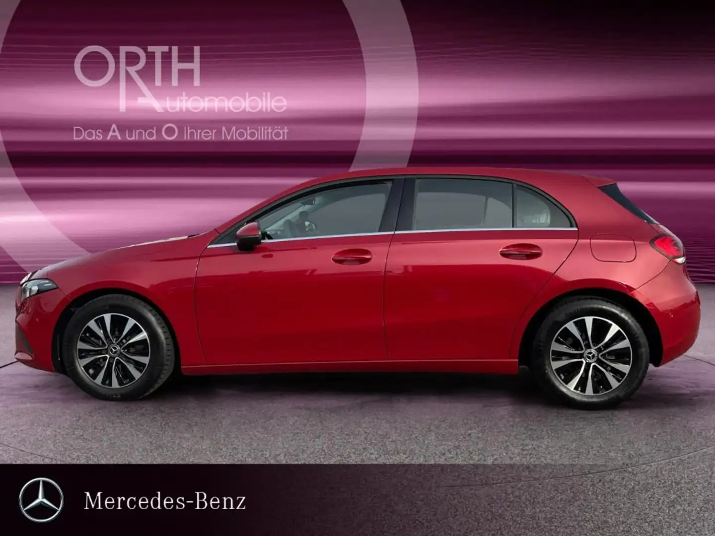 Mercedes-Benz A 180 d Kompakt NAVI APPLE SHZ KLIMAAUT LED PDC Rot - 1