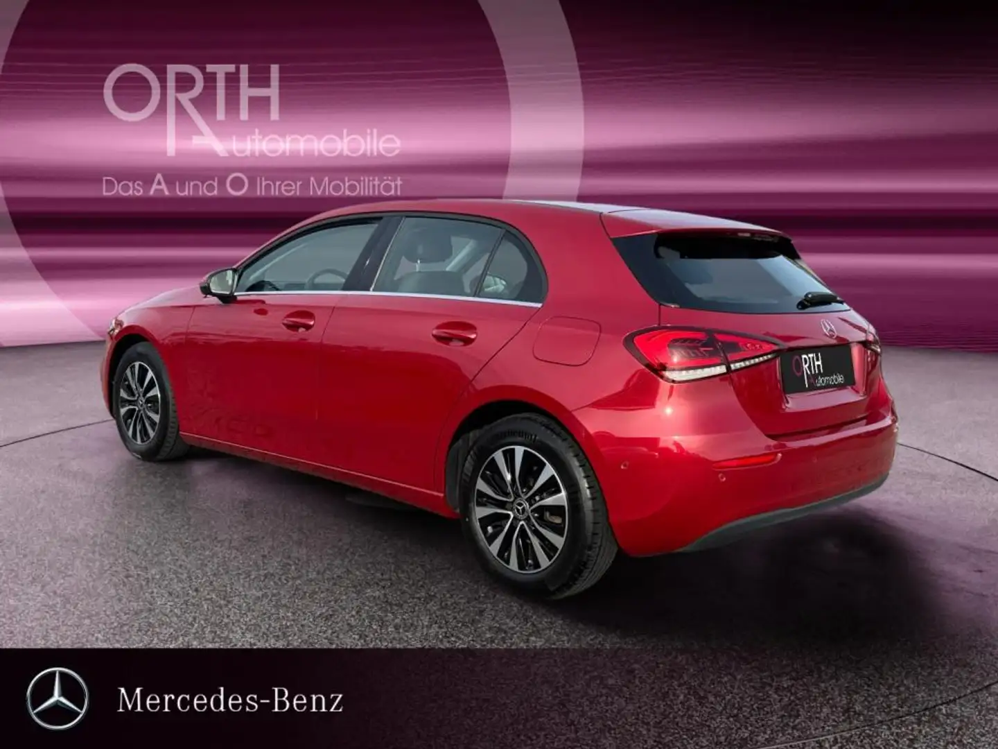 Mercedes-Benz A 180 d Kompakt NAVI APPLE SHZ KLIMAAUT LED PDC Rot - 2