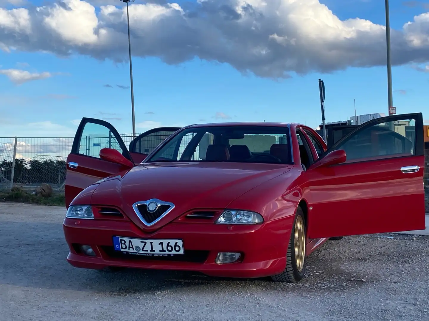 Alfa Romeo 166 3.0 V6 24V Progression Czerwony - 1