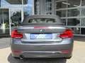 BMW 218 i Cabrio SportLine LED KAMERA Navi Leder AHK Grau - thumbnail 11