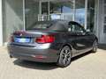BMW 218 i Cabrio SportLine LED KAMERA Navi Leder AHK Grau - thumbnail 10