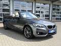 BMW 218 i Cabrio SportLine LED KAMERA Navi Leder AHK Grau - thumbnail 3