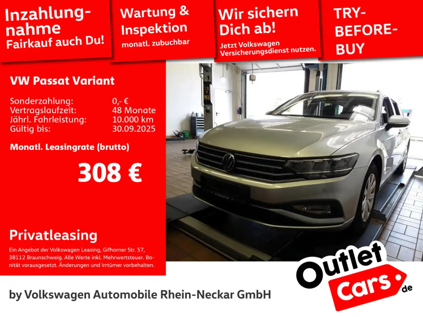 Volkswagen Passat Variant 2.0 TDI Navi Kamera LED uvm Silber - 1