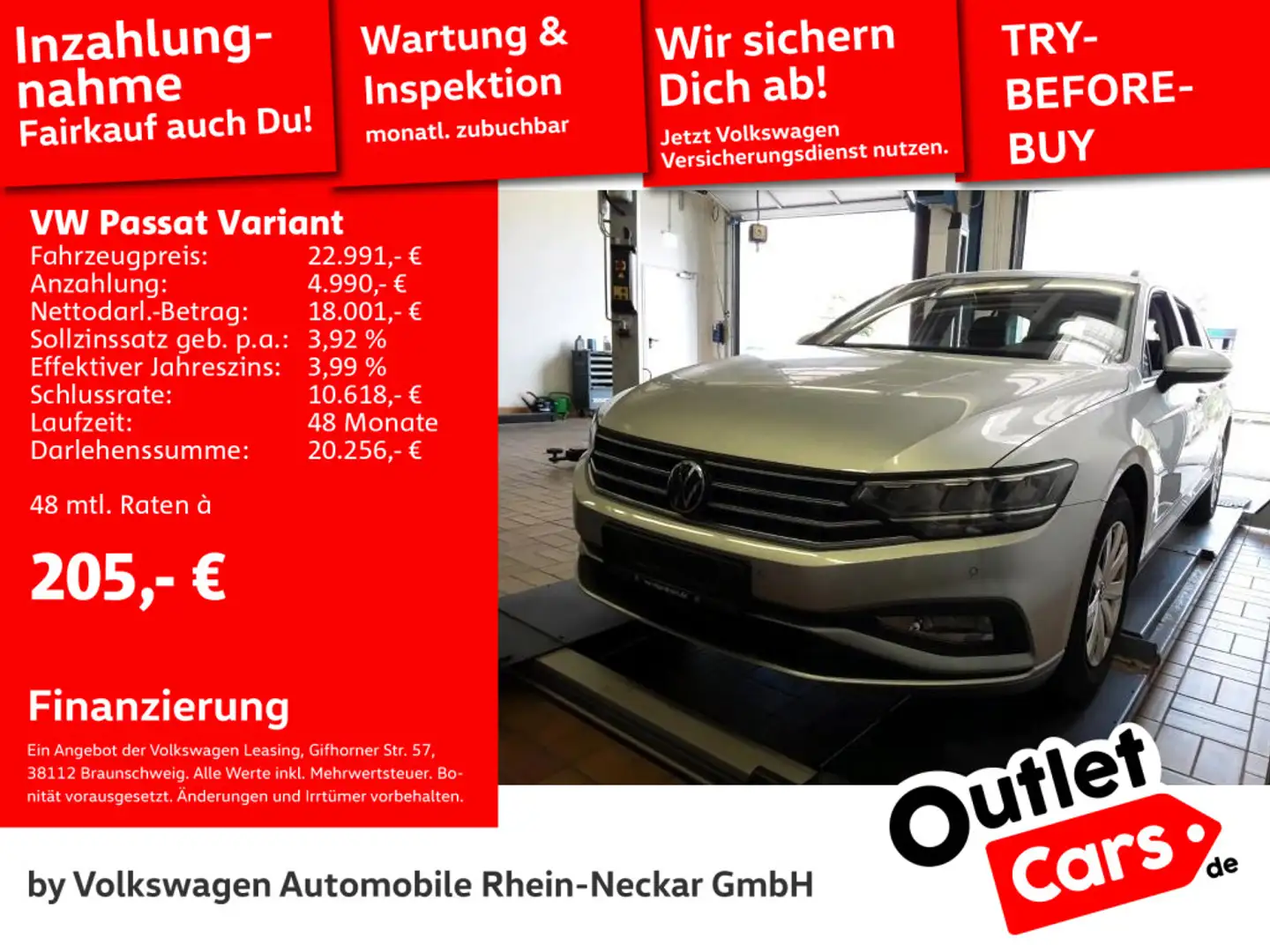 Volkswagen Passat Variant 2.0 TDI Navi Kamera LED uvm Zilver - 1