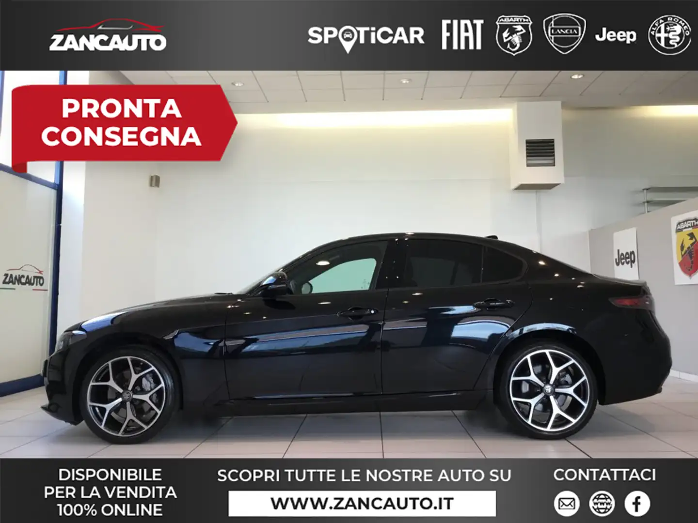 Alfa Romeo Giulia Giulia 2.0 Turbo 280 CV AT8 AWD Q4 Sprint MY24 Negro - 1