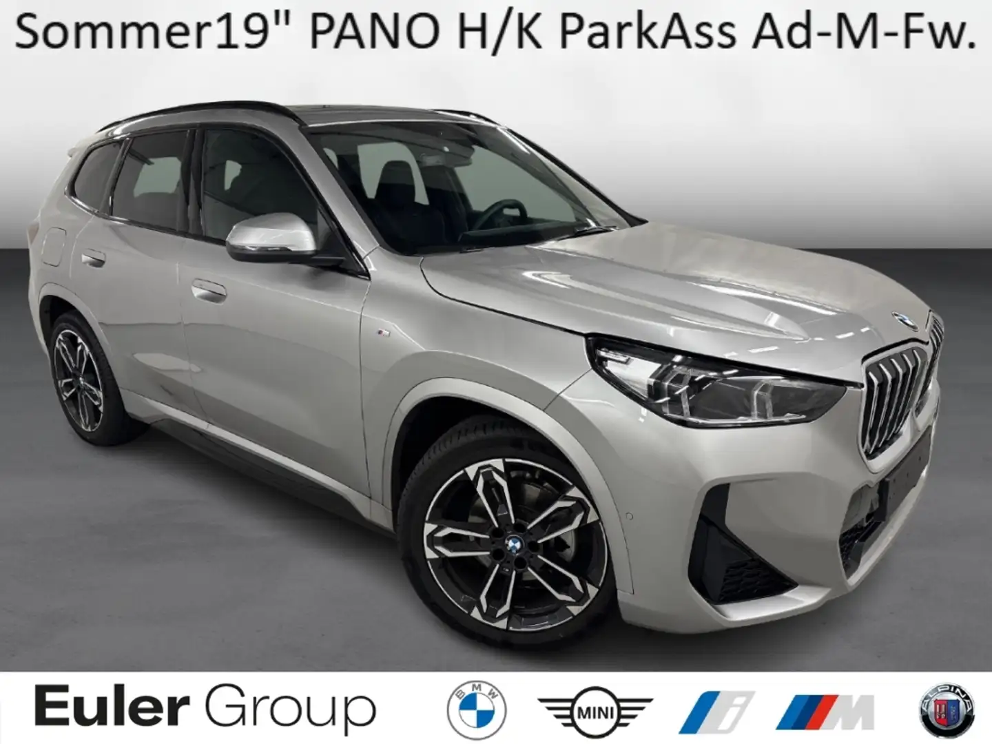 BMW X1 18i M Sport Sommer19'' PANO H/K ParkAss Ad-M-Fw. A Silber - 1