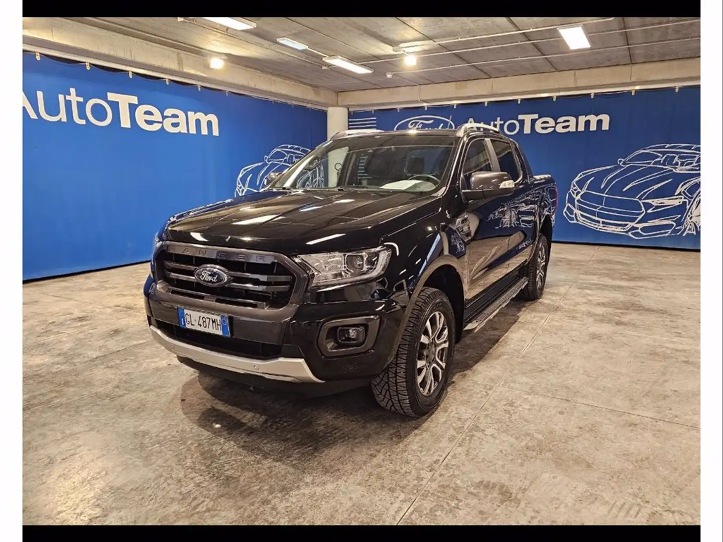 Ford Ranger 2.0 ecoblue double cab wildtrak 213cv auto Noir - 1