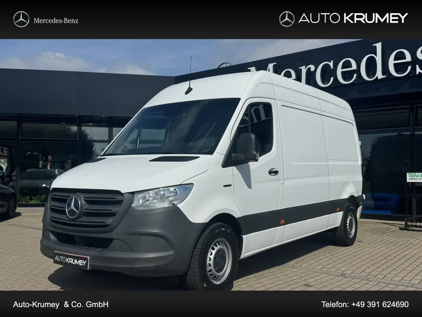 Mercedes-Benz Sprinter 312 Sitzheizung+Elektromotor 85kW Blanc - 1