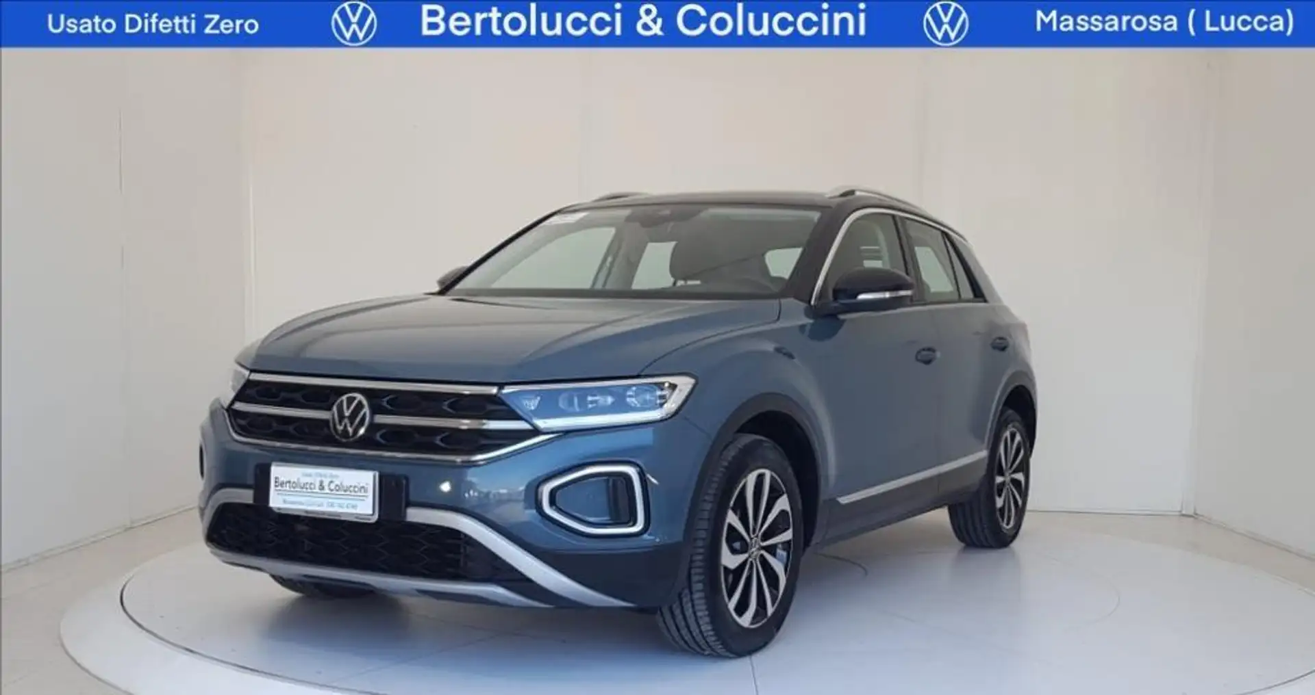 Volkswagen T-Roc 1.5 TSI ACT DSG Style BlueMotion Technology Bleu - 1