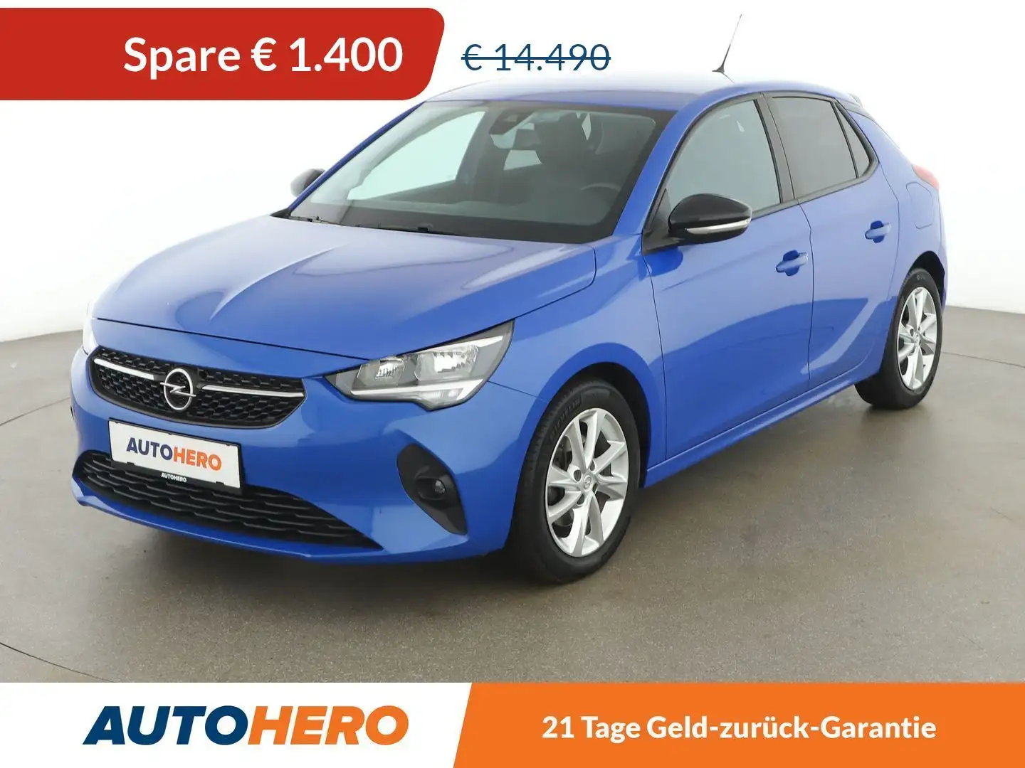 Opel Corsa 1.5 CDTI Edition *NAVI*CAM*SPUR*TEMPO* Blau - 1