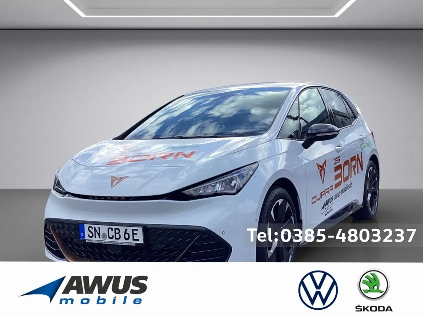 CUPRA Born SHZ NAVI ACC LED SPURWECHSELASSISTENT 360° Weiß - 1