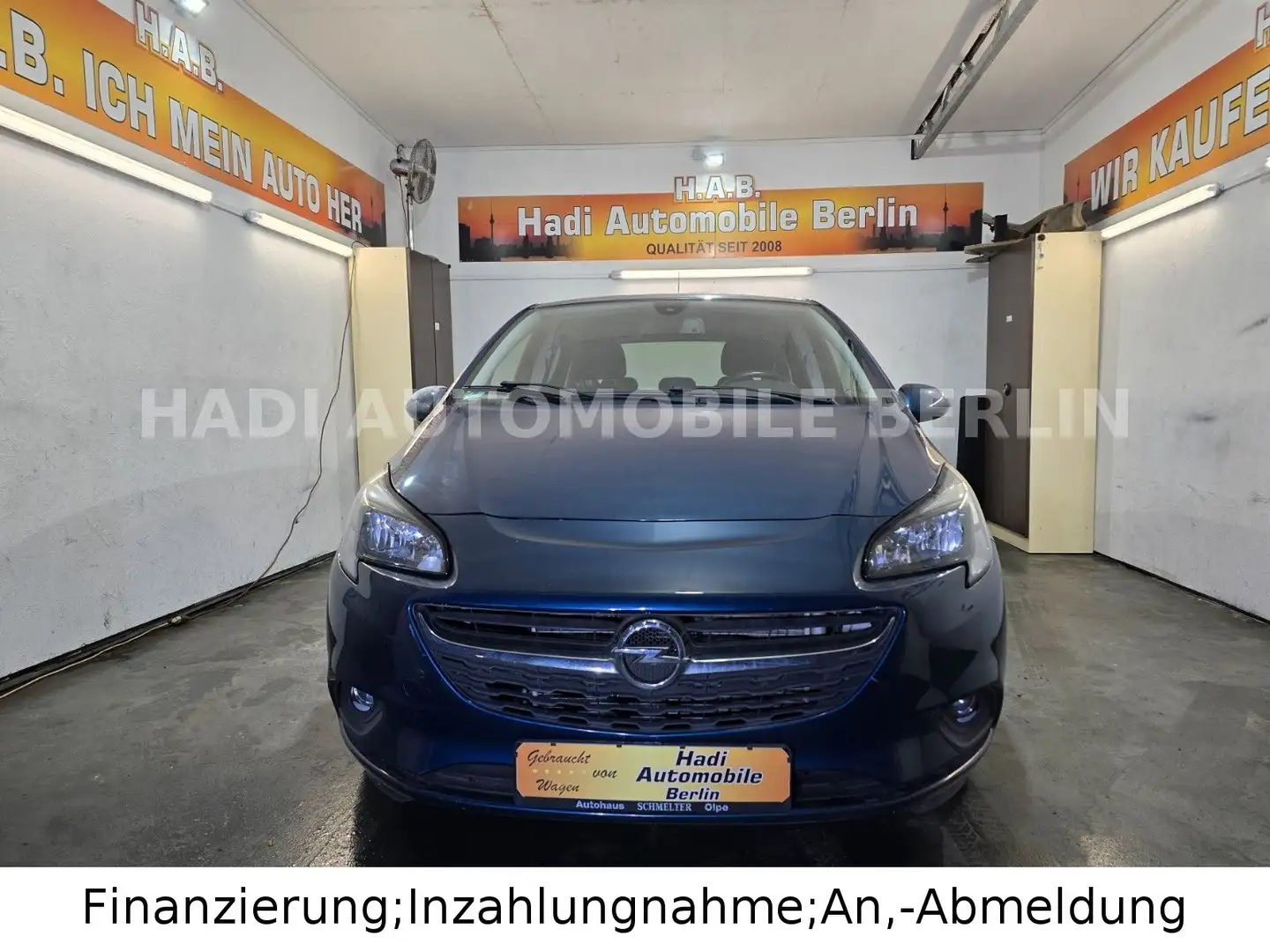 Opel Corsa E Active/1.4/1.Hand/TÜV/Garantie Blau - 2