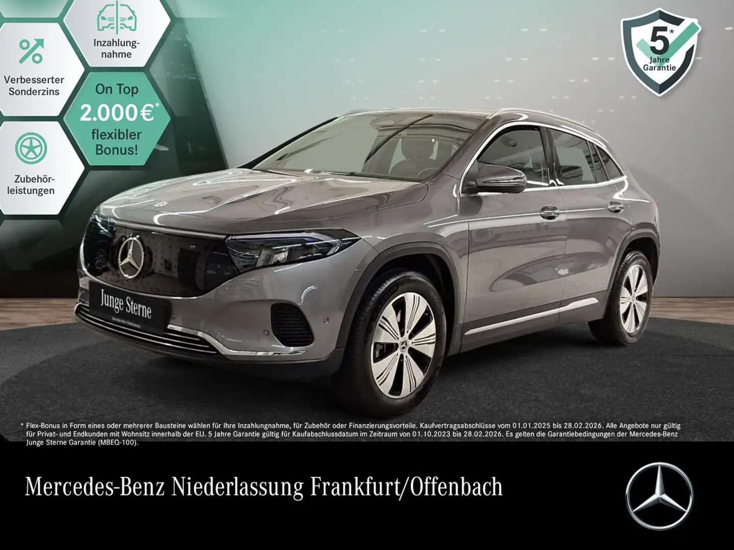 Mercedes-Benz EQA 250 PROG+ADVANCED+KAMERA+SPUR Grijs - 1