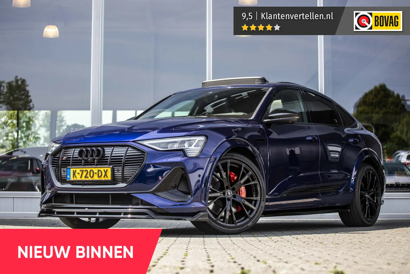 Audi e-tron Sportback S quattro 95 kWh | Pano | RS Stoelen | B Bleu - 1