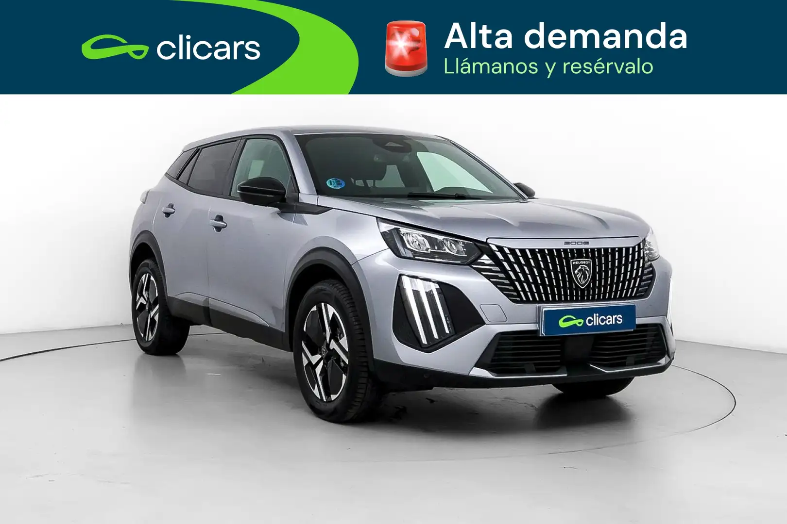 Peugeot 2008 Hybrid Allure Plus eDCS6 145 Plateado - 2