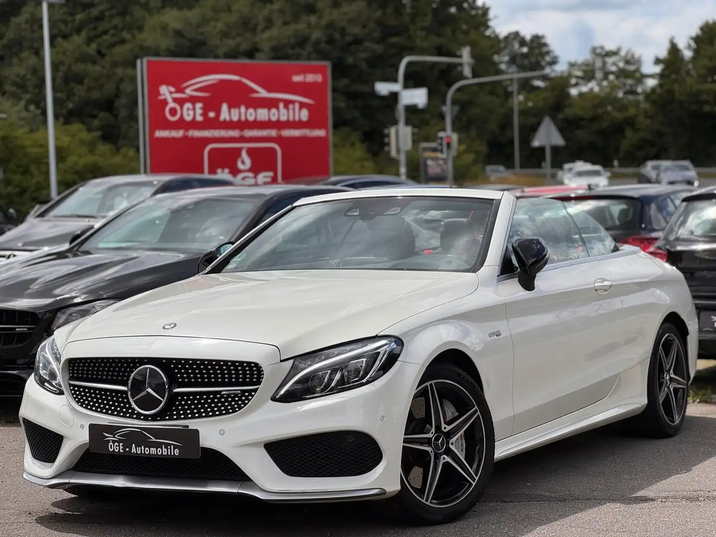 Mercedes-Benz C 43 AMG Cabrio/Burmester/ACC/HuD/Kamera/Klappe Weiß - 1