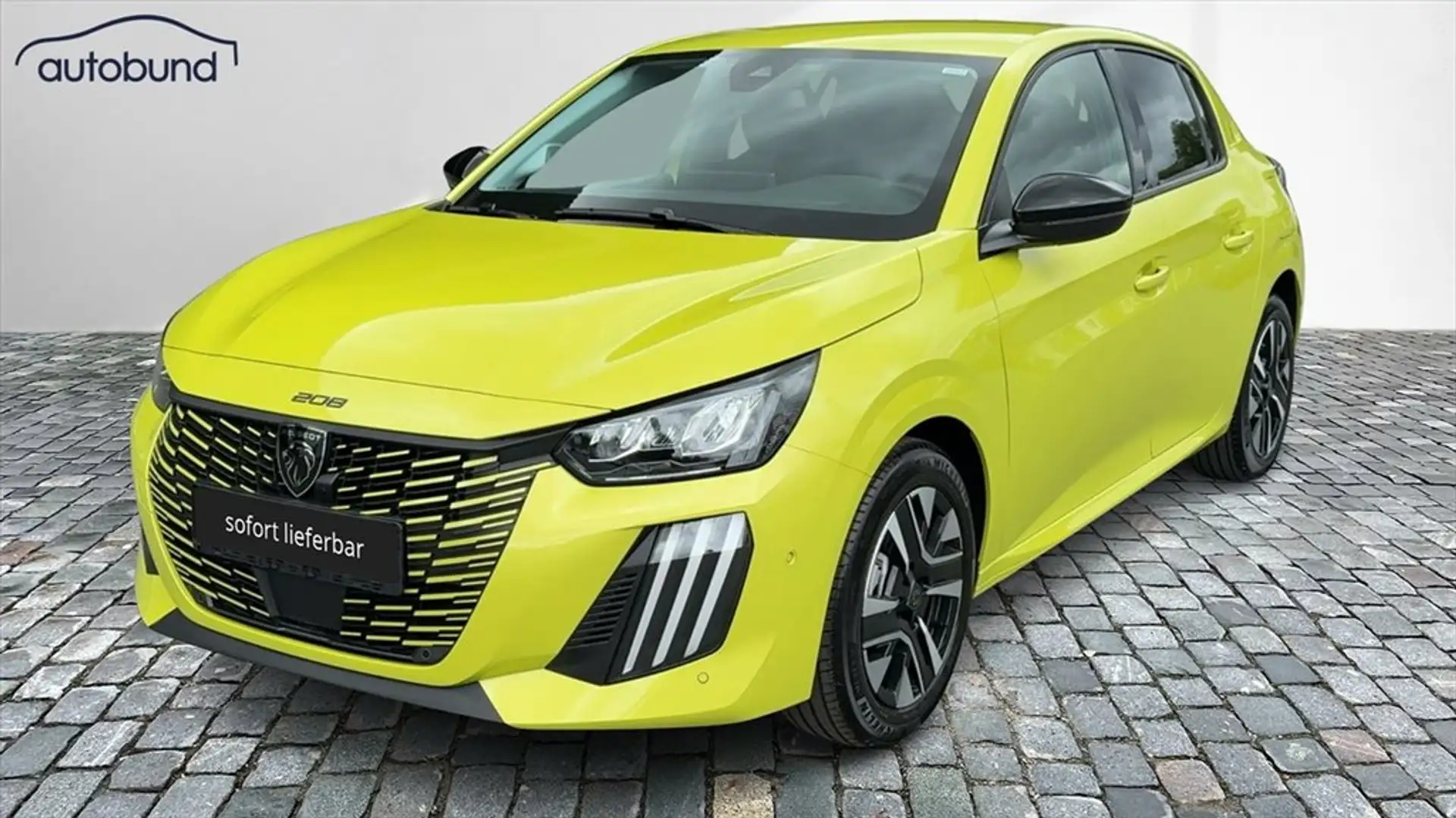 Peugeot 208 II 1,2 PT 100 Allure Klimaaut. Navi 360° Kamera Gelb - 1