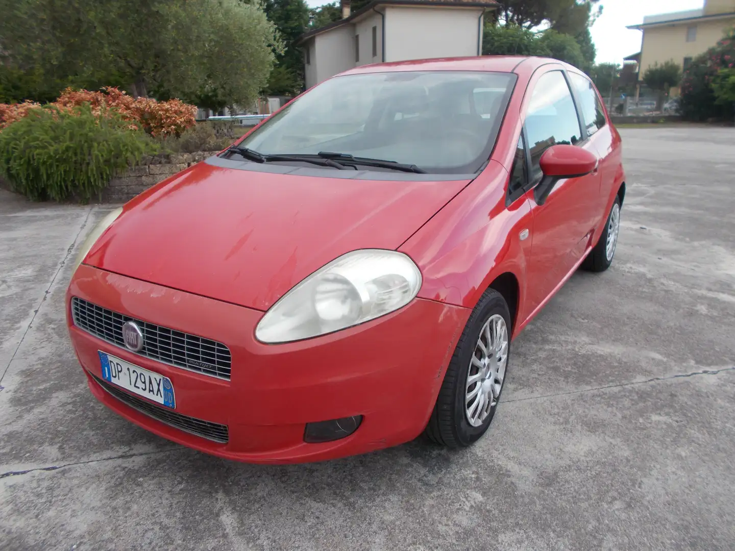 Fiat Grande Punto 3p 1.3 mjt 16v Active 75cv Rouge - 1