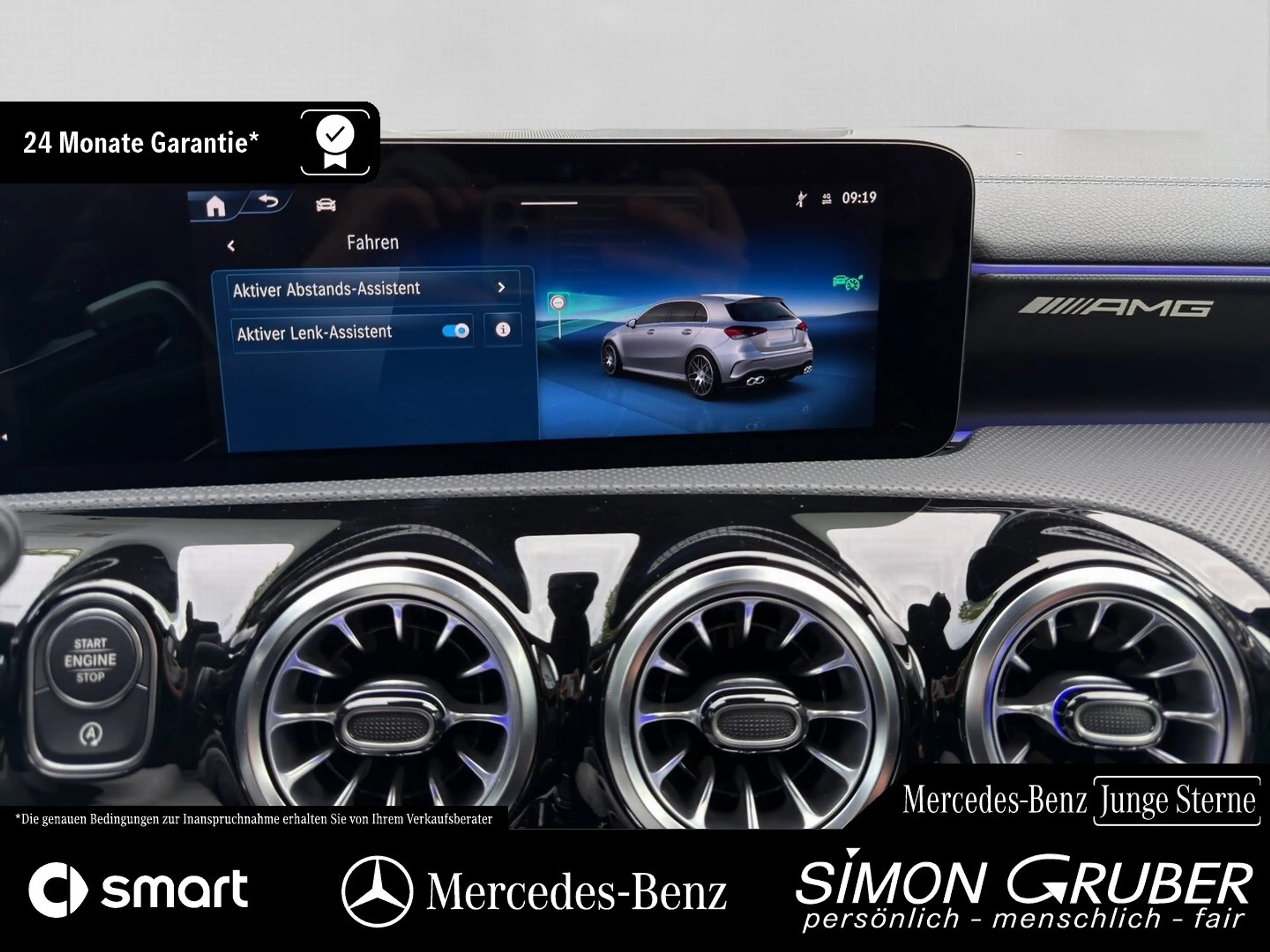 Mercedes-Benz A 45 AMG A 45 S Performance Sitze Driver Leder HUD Burm — photo 15
