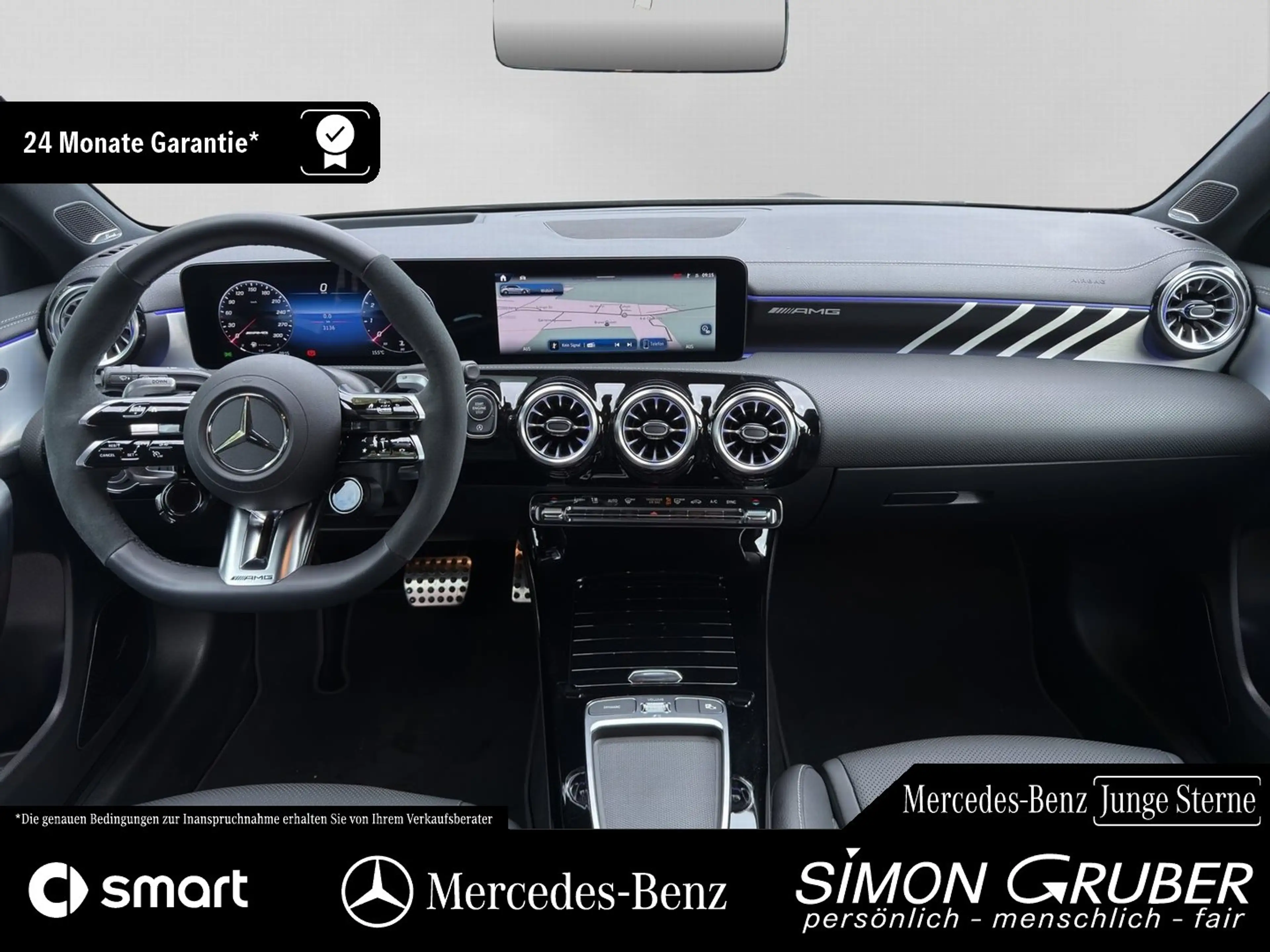 Mercedes-Benz A 45 AMG A 45 S Performance Sitze Driver Leder HUD Burm — photo 11